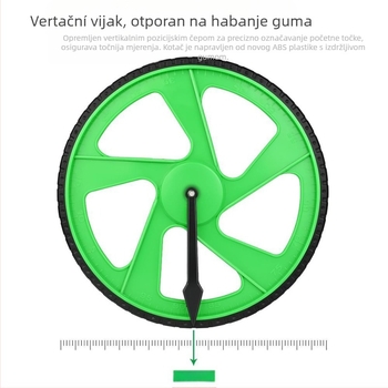 Kotač za mjerenje udaljenosti — ručno guranje, tip valjka, mehanički digitalni zaslon, za vanjska inženjerska mjerenja