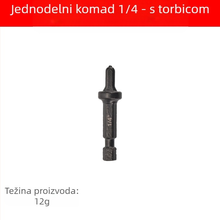 11-dijelni set šesterokutnih ekspanzera za bakrene cijevi, s šesterokutnom ručkom, kompatibilan s bušilom, od ugljičnog čelika