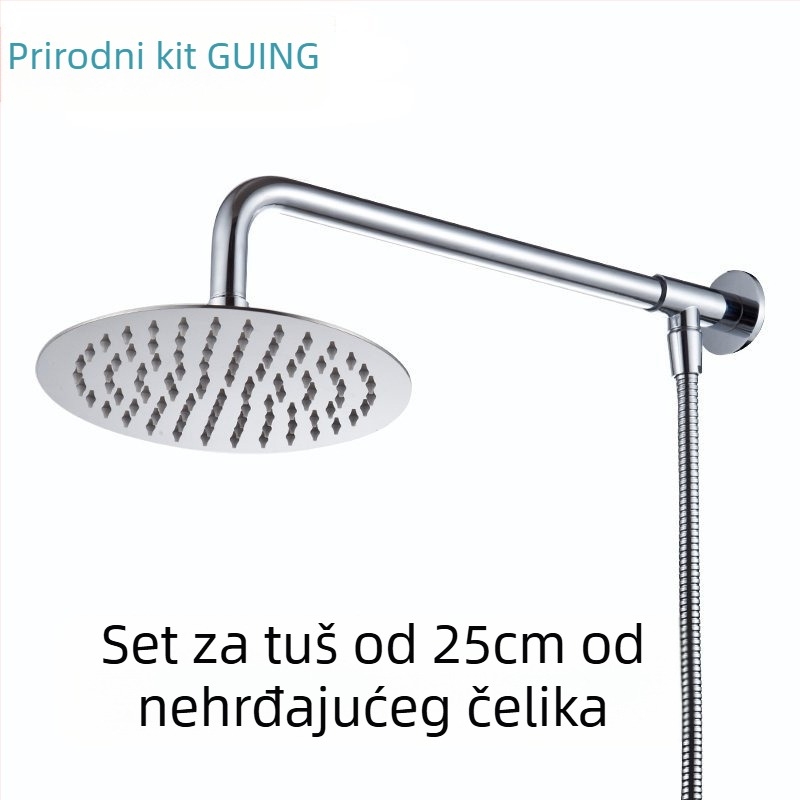 Bakrena gornja tuš glava s kišnim režimom, pričvršćivanje vijcima, tlak 2,5 bara, opći model