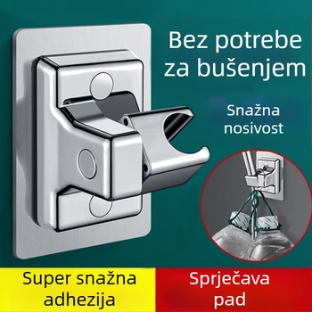 Držač za tuš glavu, podesivi zidni nosač, bez bušenja, ABS