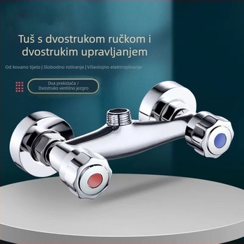 Tuš slavina za ugradnju u zid – bakrena konstrukcija, induktivno otvaranje, ugradnja u zid, CE certifikat.