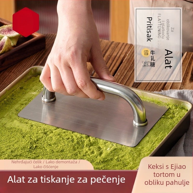 Set kalupa za slatkiše s pločama za pritiskanje, oblikovanje i rezanje za Snowflake Crisp i Ejiao Cake, kineski stil, komplet za kućnu upotrebu