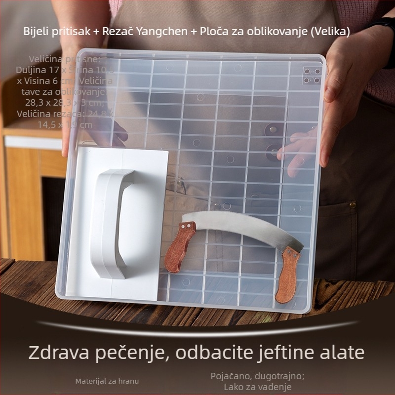 Set kalupa za slatkiše s pločama za pritiskanje, oblikovanje i rezanje za Snowflake Crisp i Ejiao Cake, kineski stil, komplet za kućnu upotrebu