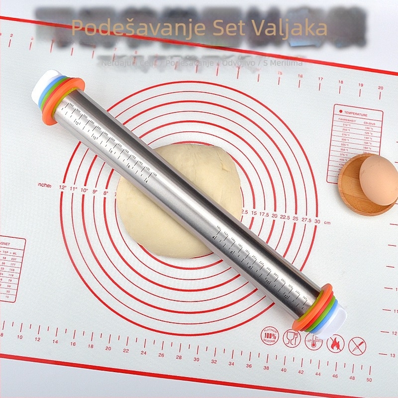 Dawn nehrđajući čelični valjak za tijesto – moderni minimalistički dizajn