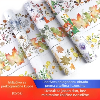 Crtić zidni bordur naljepnica, samoljepljiva vodootporna dekoracija za spavaću sobu, dnevnu sobu i hodnik