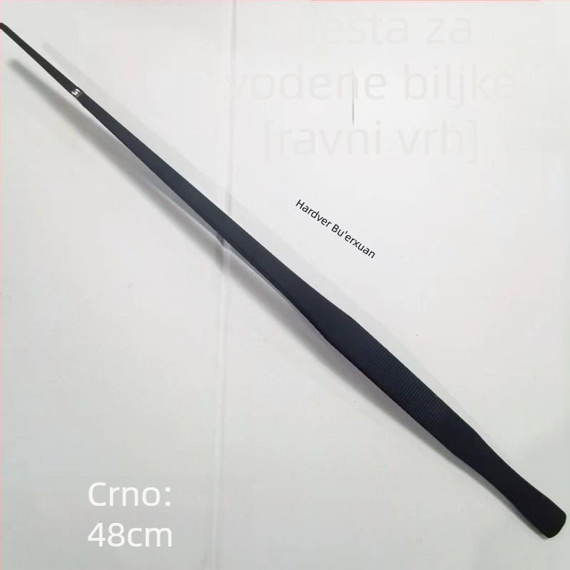 Nerđajuće čelične pincete za vodene biljke, ravno vrh, otporne na koroziju, prilagodljive