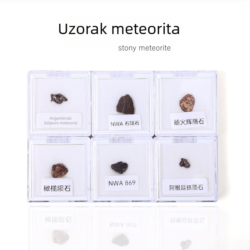 Campo privjesak od olivinskog meteorit, željezni meteorit, geometrijski oblik, uzorak za poklon