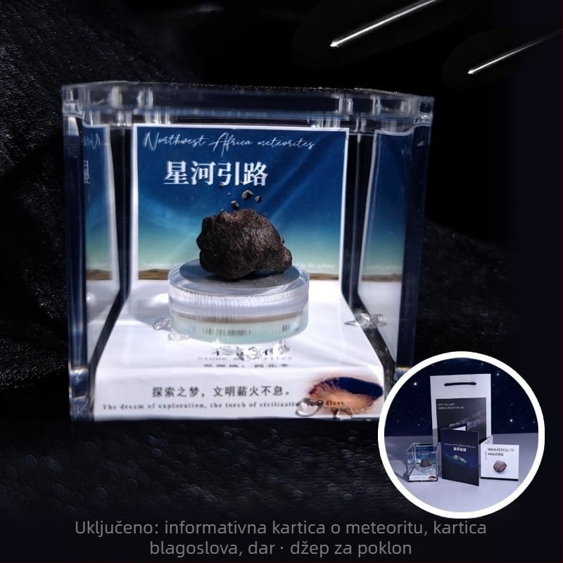 Campo privjesak od olivinskog meteorit, željezni meteorit, geometrijski oblik, uzorak za poklon