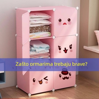 Haishang plastični ormar za sastavljanje — jednostavna montaža, 2–12 vrata, prostor za vješanje, skladišni regal, potpuno odjeljenje