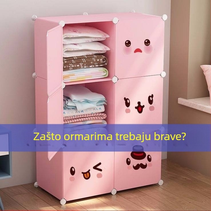 Haishang plastični ormar za sastavljanje — jednostavna montaža, 2–12 vrata, prostor za vješanje, skladišni regal, potpuno odjeljenje