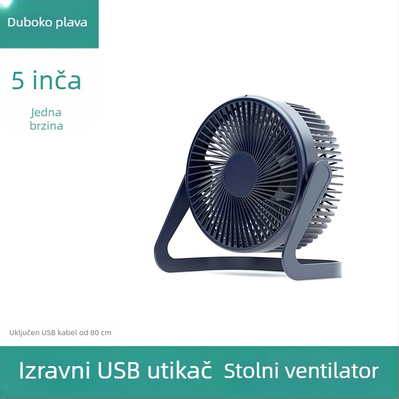USB mini stolni ventilator, veličine 5/6/8 inča, uredski stolni ventilator s visokim protokom zraka