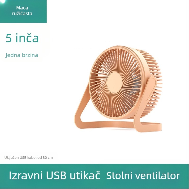 USB mini stolni ventilator, veličine 5/6/8 inča, uredski stolni ventilator s visokim protokom zraka