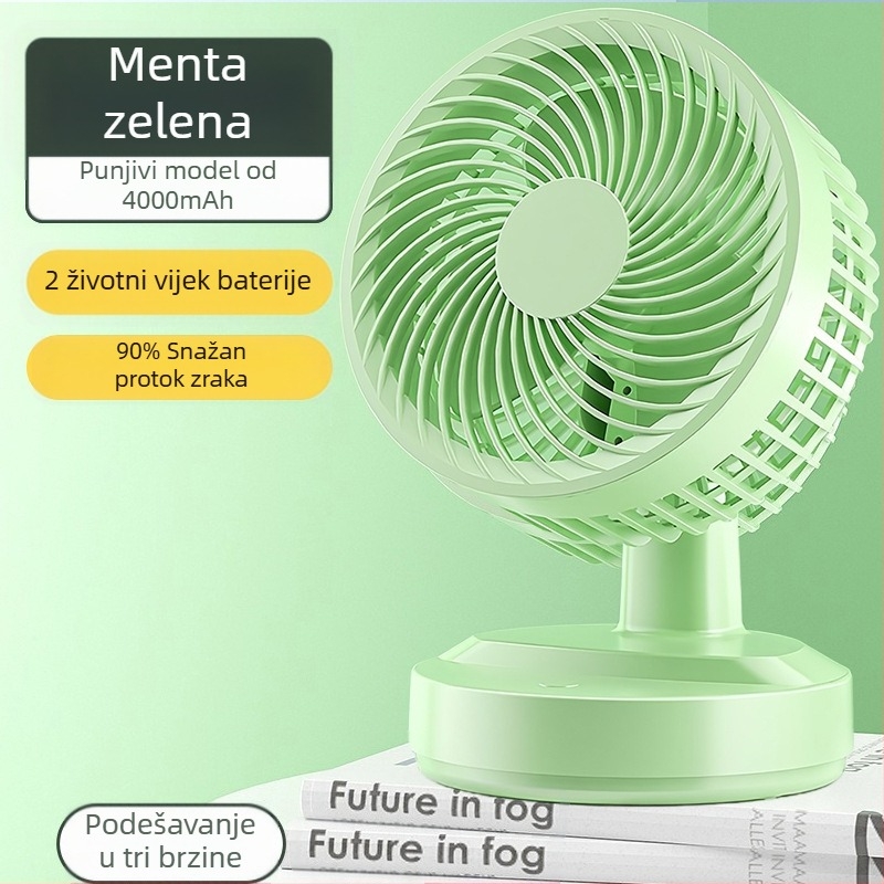 USB mini stolni ventilator, veličine 5/6/8 inča, uredski stolni ventilator s visokim protokom zraka