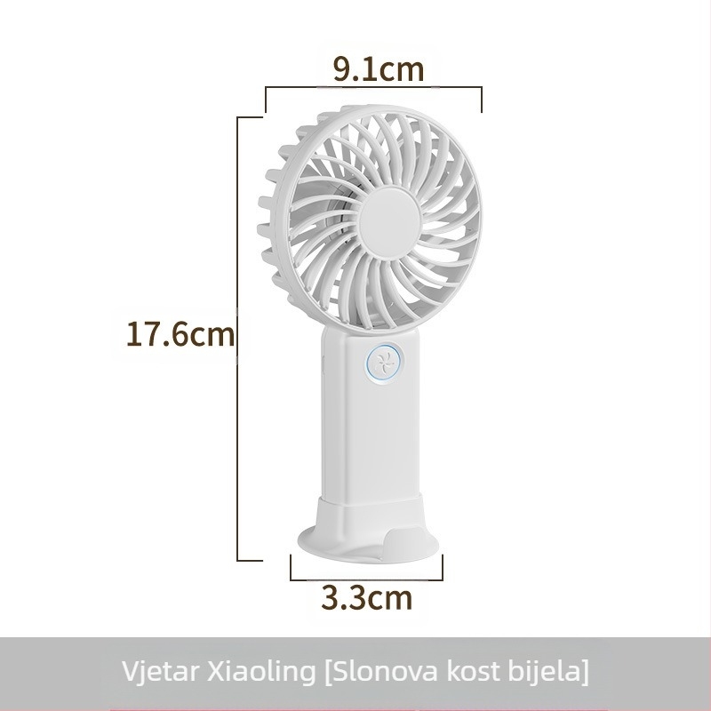 2026 Prijenosni mini ručni ventilator s ovlažavajućim sprejem, za vanjsku upotrebu, USB, 3 brzine