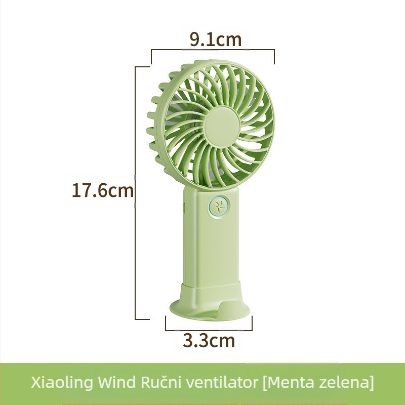 2026 Prijenosni mini ručni ventilator s ovlažavajućim sprejem, za vanjsku upotrebu, USB, 3 brzine