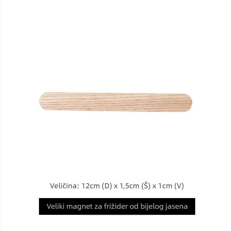 Drveni magnetski držač za hladnjak s pločom za poruke, jednostavan stil — Beauty Room