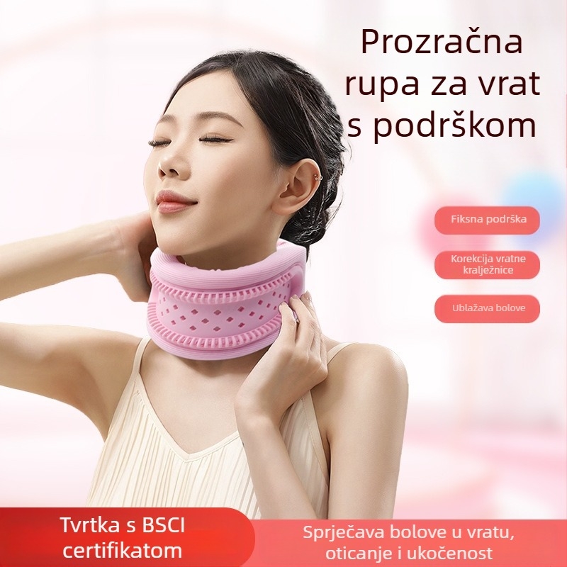 Ovratnik za vrat – silikon, prozračan zaštitnik vrata, dizajn protiv savijanja, za kućnu upotrebu