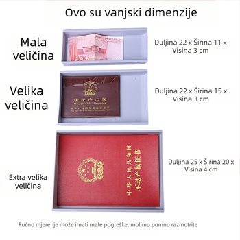 Skrivene ladice ispod stola s ljepilom bez bušenja, PP plastični organizator za dokumente, uredski pribor i sitne stvari