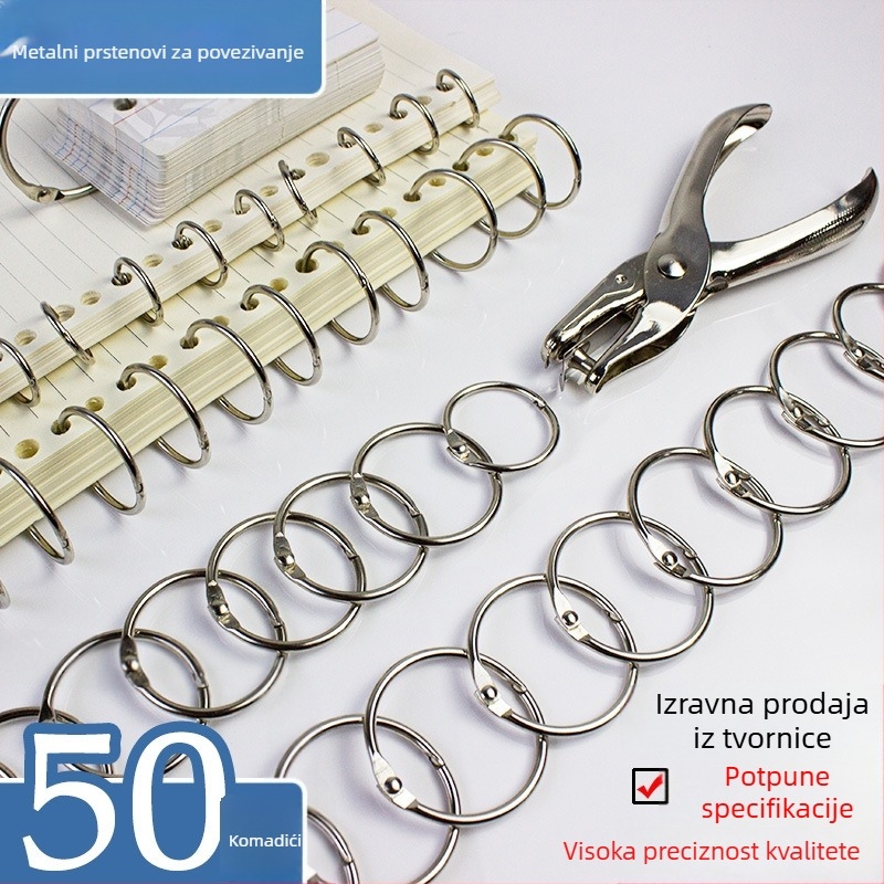 Metalni prsten za knjige – uredski pribor Easy to apply
