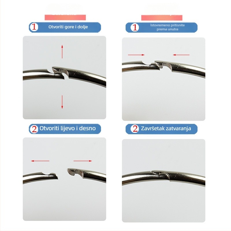 Metalni prsten za knjige – uredski pribor Easy to apply