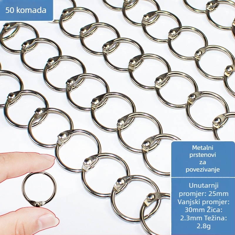 Metalni prsten za knjige – uredski pribor Easy to apply