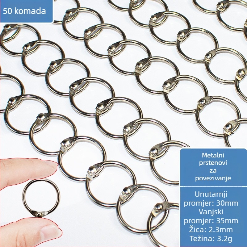 Metalni prsten za knjige – uredski pribor Easy to apply