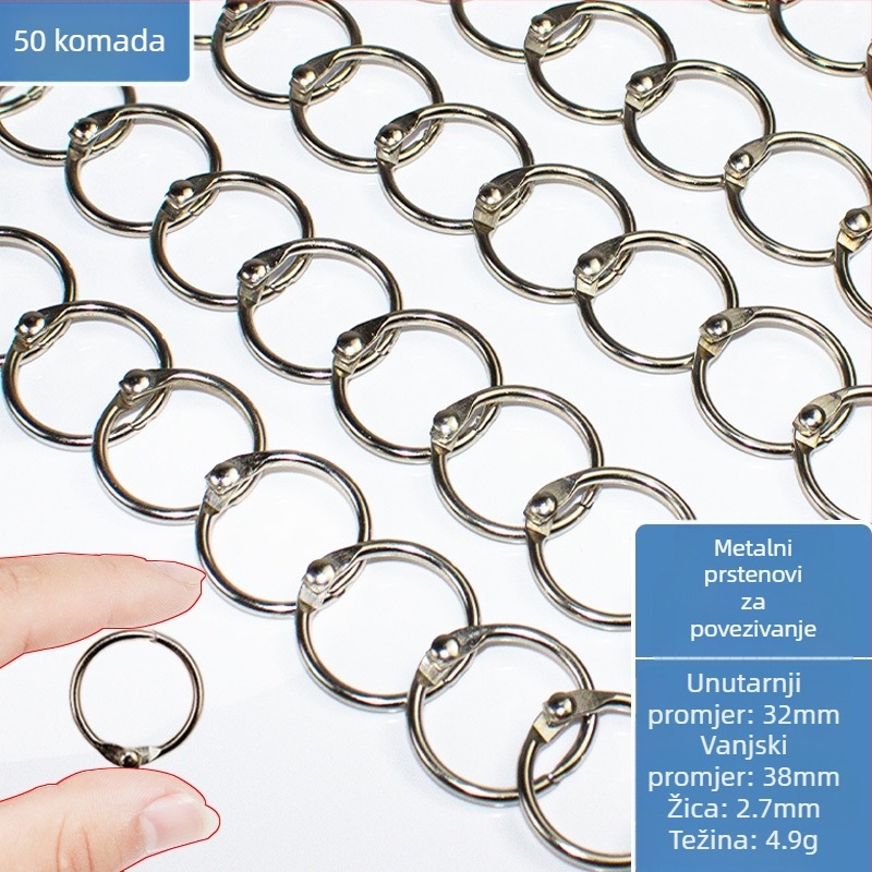 Metalni prsten za knjige – uredski pribor Easy to apply