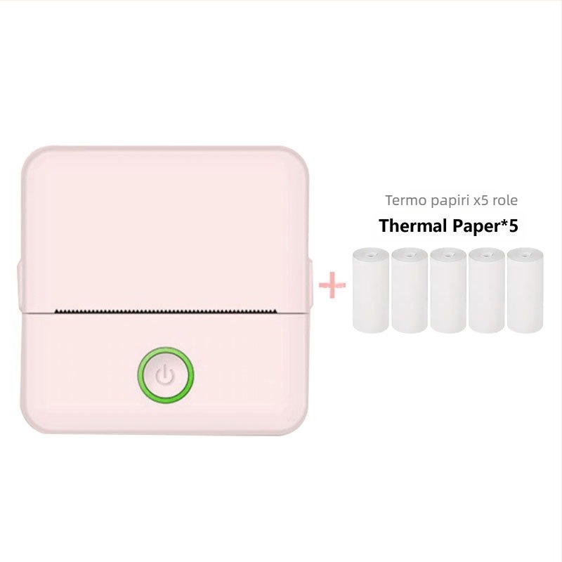 Mini džepni termalni pisač – USB sučelje, termalni papir 57x25 mm, ugrađena litijska baterija, kompatibilan s Apple/Android