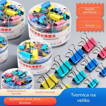 Klip za dokumente, metalna konstrukcija, model LCT5561, pakiranje tip barrel