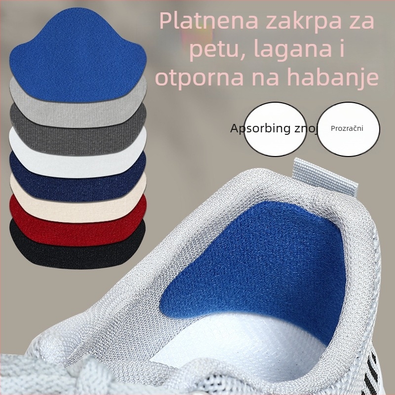 Samo-ljepljivi zaštitnik pete za tenisice – popravak habanja, zatvaranje rupa, otporan na trošenje, pogodan za casual i radnu obuću kroz sve sezone