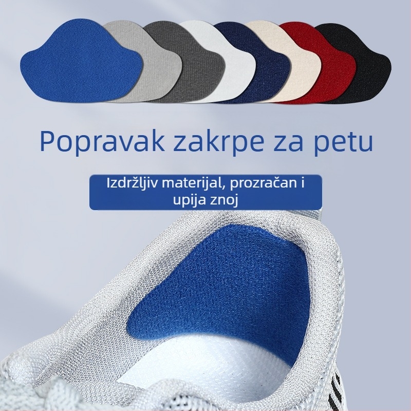 Samo-ljepljivi zaštitnik pete za tenisice – popravak habanja, zatvaranje rupa, otporan na trošenje, pogodan za casual i radnu obuću kroz sve sezone