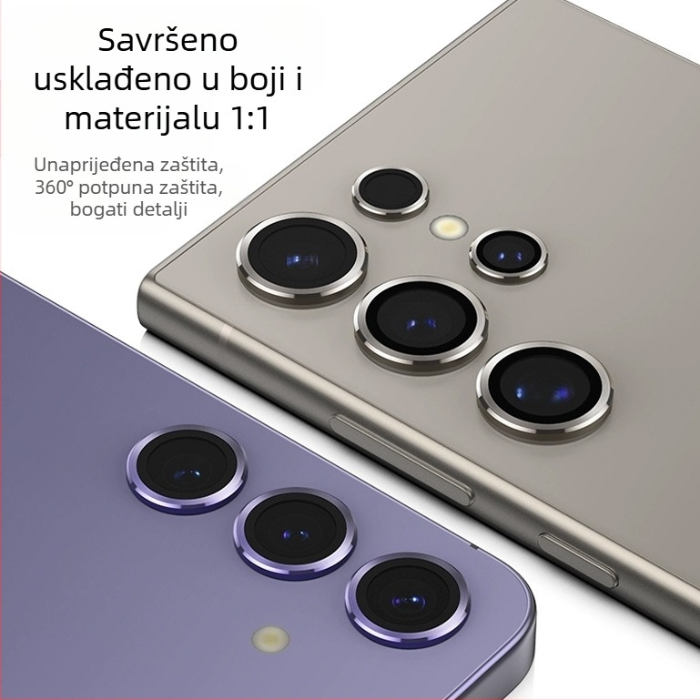 Bynee Film za leću za Samsung — kaljeno staklo, film za leću, HD, otporno na pad, otporno na prašinu