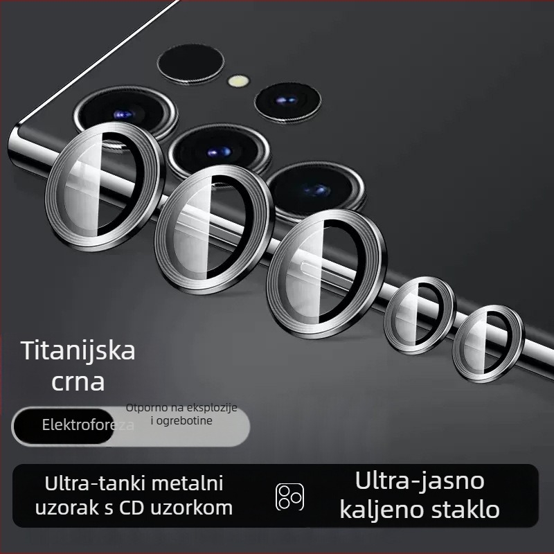 Bynee Film za leću za Samsung — kaljeno staklo, film za leću, HD, otporno na pad, otporno na prašinu