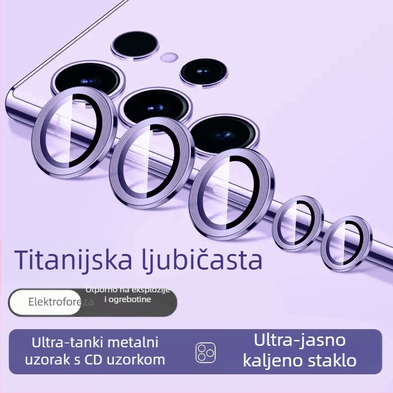 Bynee Film za leću za Samsung — kaljeno staklo, film za leću, HD, otporno na pad, otporno na prašinu