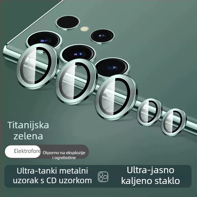 Bynee Film za leću za Samsung — kaljeno staklo, film za leću, HD, otporno na pad, otporno na prašinu