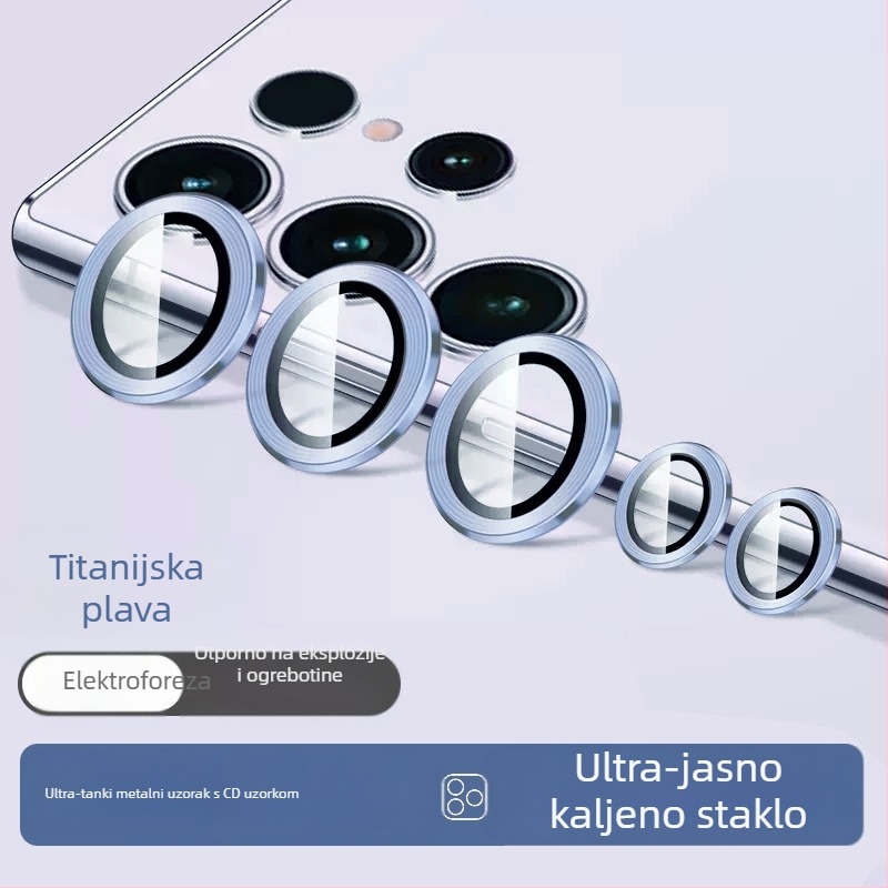 Bynee Film za leću za Samsung — kaljeno staklo, film za leću, HD, otporno na pad, otporno na prašinu