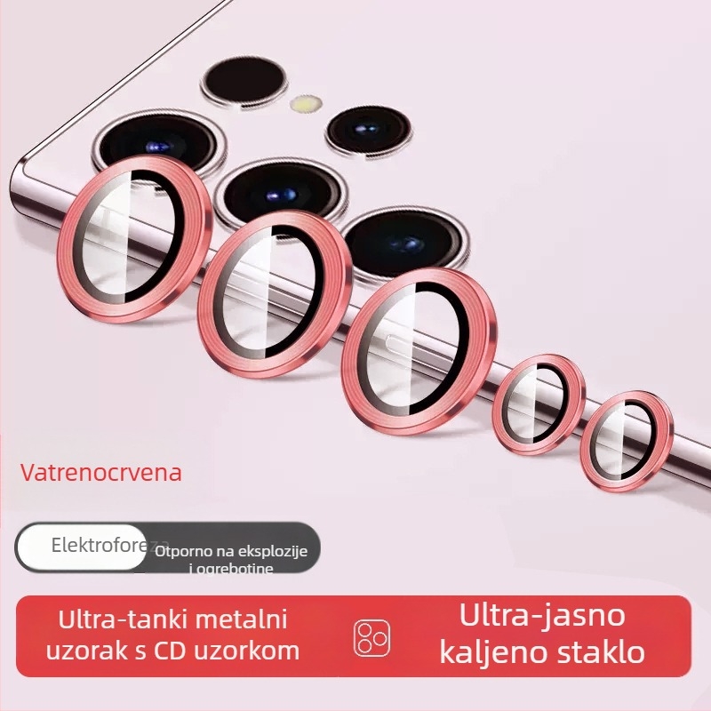 Bynee Film za leću za Samsung — kaljeno staklo, film za leću, HD, otporno na pad, otporno na prašinu