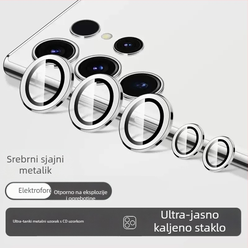 Bynee Film za leću za Samsung — kaljeno staklo, film za leću, HD, otporno na pad, otporno na prašinu