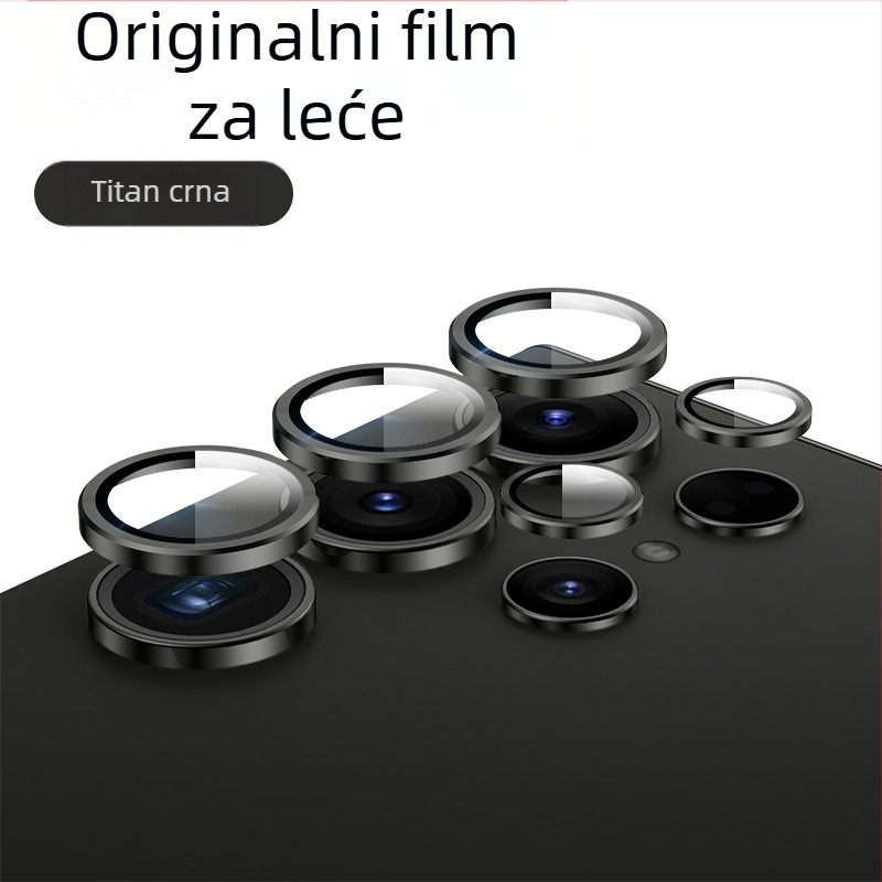 Zaštitna folija za objektiv za Samsung Galaxy S24/S24 Ultra/S24+ s nevidljivim dizajnom – kaljeno staklo, folija za objektiv, otporna na otiske prstiju