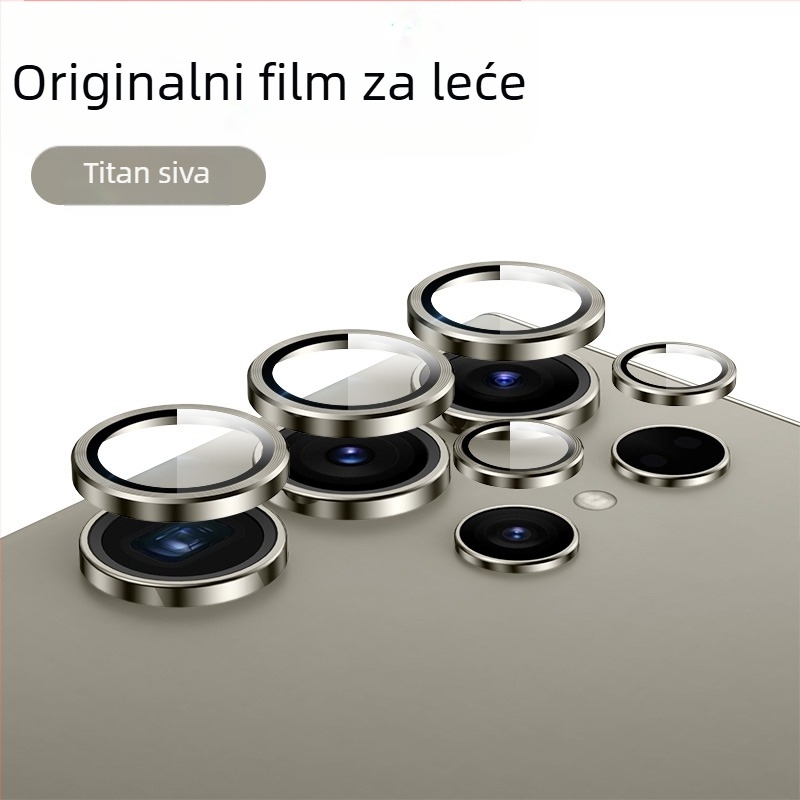 Zaštitna folija za objektiv za Samsung Galaxy S24/S24 Ultra/S24+ s nevidljivim dizajnom – kaljeno staklo, folija za objektiv, otporna na otiske prstiju