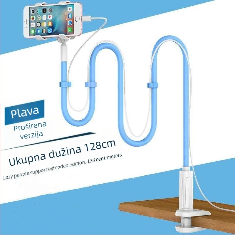 Držač za telefon sa spiralnim dizajnom – stolni i noćni proširivi držač, plastični, Opći model