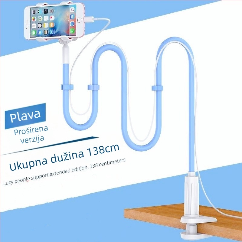 Držač za telefon sa spiralnim dizajnom – stolni i noćni proširivi držač, plastični, Opći model