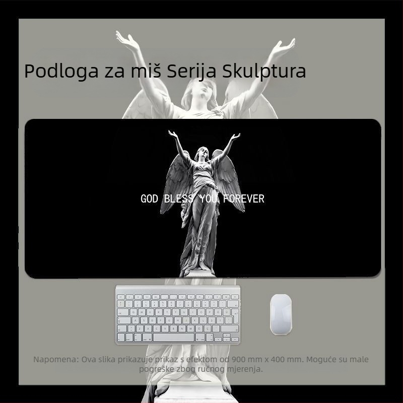 Gaming podloga za stol, prirodna guma, protuklizna, tisk toplinskog prijenosa, mogućnost logotipa