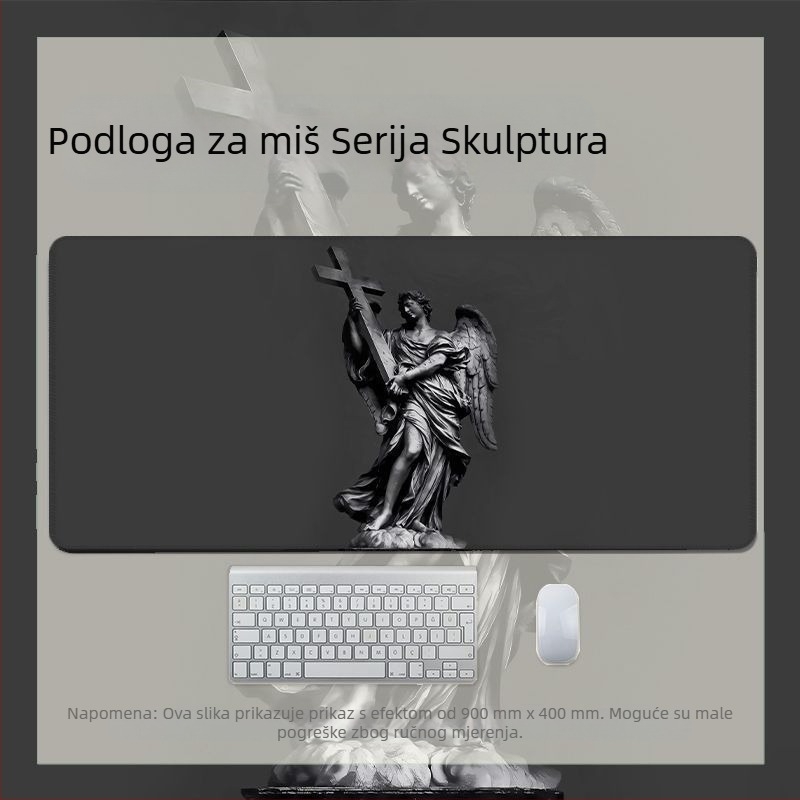 Gaming podloga za stol, prirodna guma, protuklizna, tisk toplinskog prijenosa, mogućnost logotipa