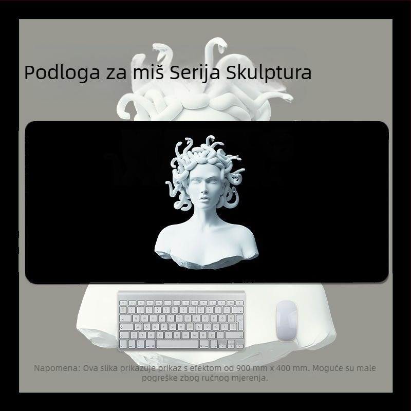 Gaming podloga za stol, prirodna guma, protuklizna, tisk toplinskog prijenosa, mogućnost logotipa