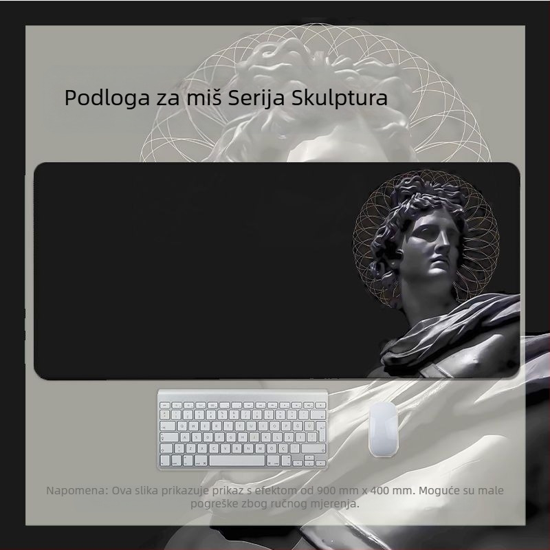 Gaming podloga za stol, prirodna guma, protuklizna, tisk toplinskog prijenosa, mogućnost logotipa