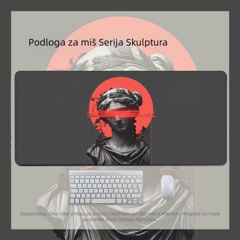 Gaming podloga za stol, prirodna guma, protuklizna, tisk toplinskog prijenosa, mogućnost logotipa