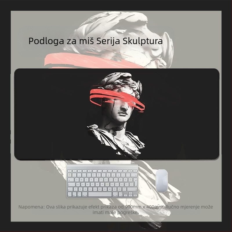 Gaming podloga za stol, prirodna guma, protuklizna, tisk toplinskog prijenosa, mogućnost logotipa