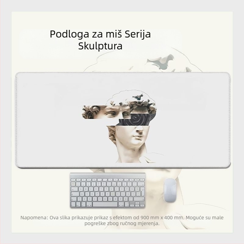 Gaming podloga za stol, prirodna guma, protuklizna, tisk toplinskog prijenosa, mogućnost logotipa