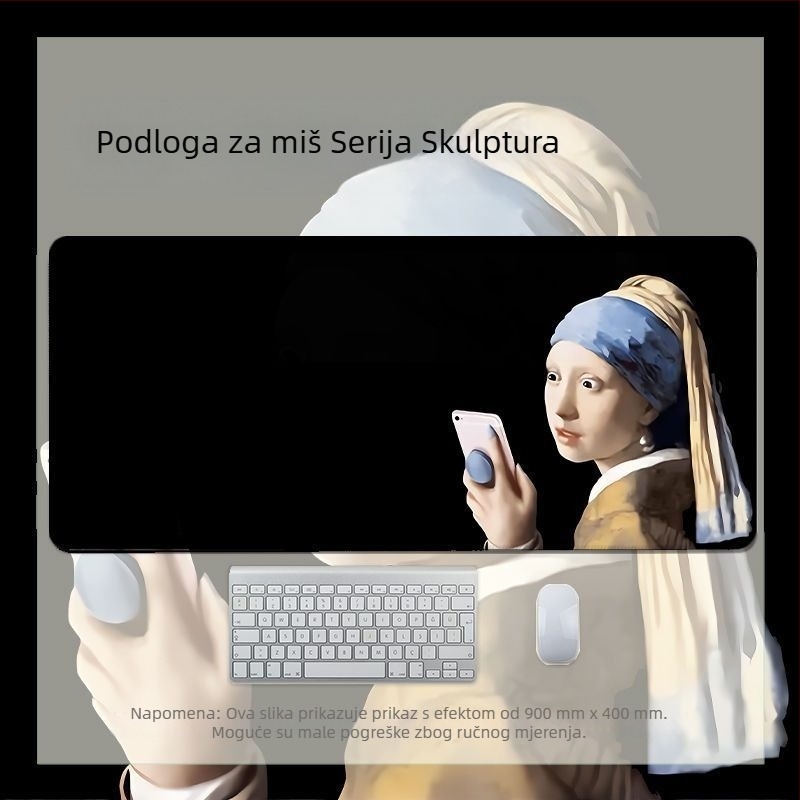 Gaming podloga za stol, prirodna guma, protuklizna, tisk toplinskog prijenosa, mogućnost logotipa